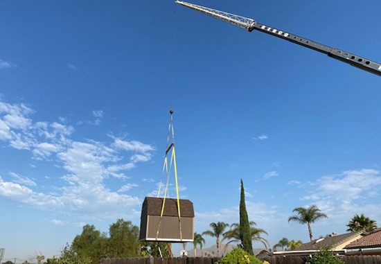Hire a Crane and Crane Operator for HVAC Installation