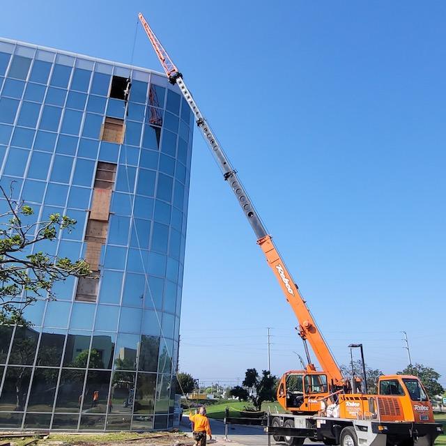 crane rental for construction sites